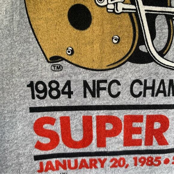 NFL Screen Stars Vintage 1985 Super Bowl Shirt Size Large - Picture 8 of 11